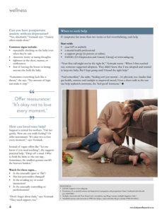 Babys and Beyond - Postpartum depression and anxiety Kim Vermaak - Page 3
